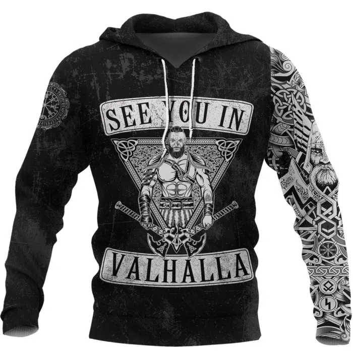 Viking Hoodie See You In Valhalla