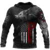 Viking Hoodie Wolf American Viking Vegvisir