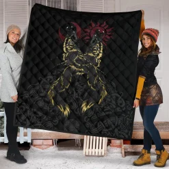 Viking Quilt The Wolves Skoll and Hati