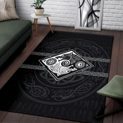 Viking Rug The Wolves ,Skoll And Hati