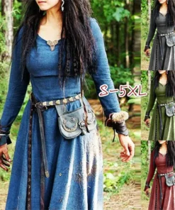 Viking Shirt Costumes for Women Adult Medieval Cosplay Gothic Viking Vintage Viking Halloween Costume