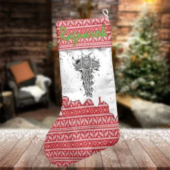 Viking Christmas Stocking Mjolnir