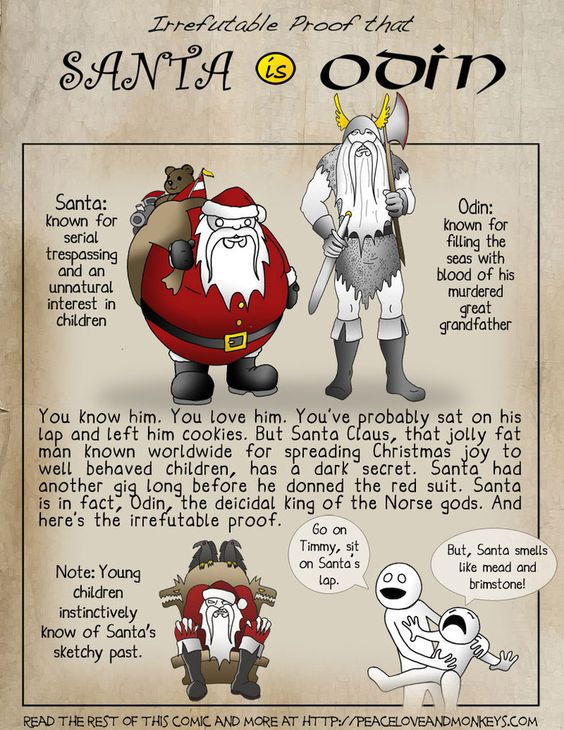 Santa is Odin