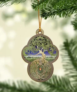 Viking Christmas Ornaments Celtic Tree of Life Viking Christmas Ornament