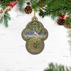 Viking Christmas Ornaments Celtic Tree of Life Viking Christmas Ornament