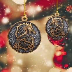 Viking Christmas Ornaments Viking Dragon