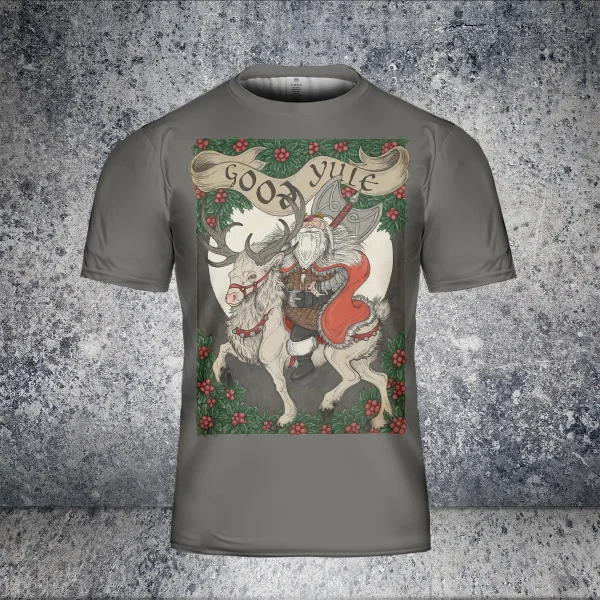 Viking Christmas Shirt Nordic Santa