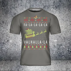 Viking Christmas Shirt Valhalla-ha Ship Christmas Viking Classic T-Shirt