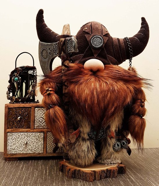 Viking Christmas Warrior Dwarf Toys Viking Christmas Gnome