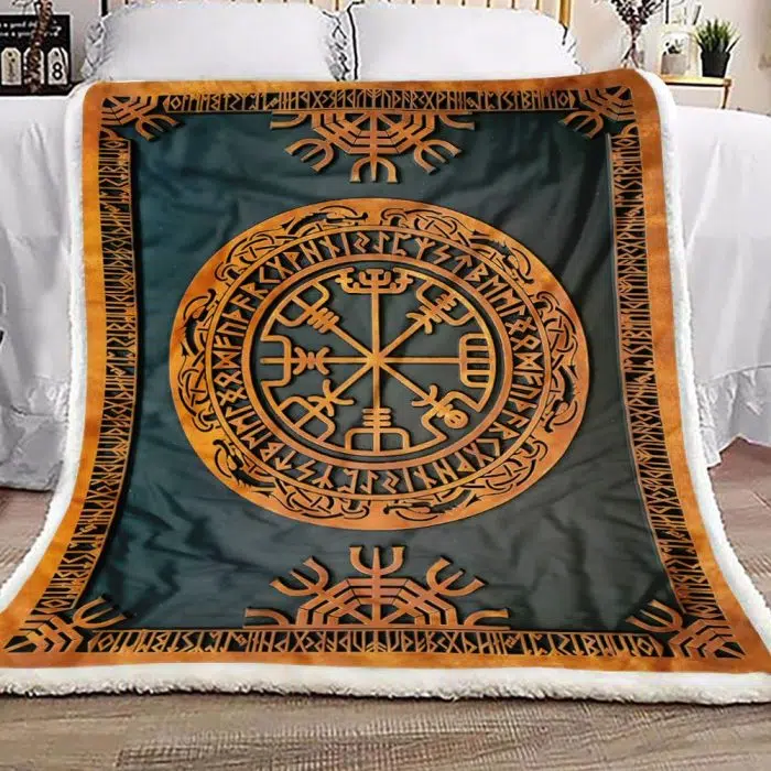 Viking Fleece Blanket Viking Norse Mythology