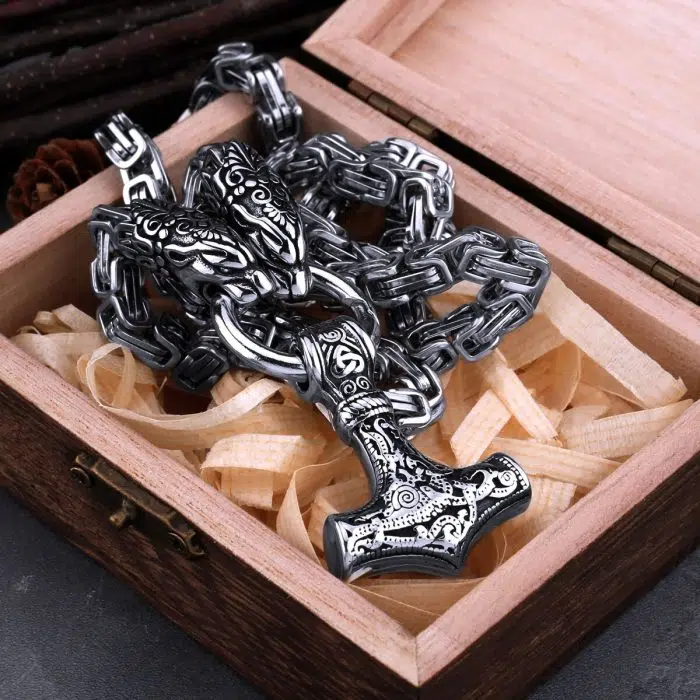 Viking Necklaces Viking Temperament Dragon Head