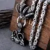 Viking Necklaces Viking Thor Hammer Anchor Pendant Ram Rune