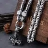 Viking Necklaces Viking Thor's Hammer Mjolnir Pendant Crow Suit