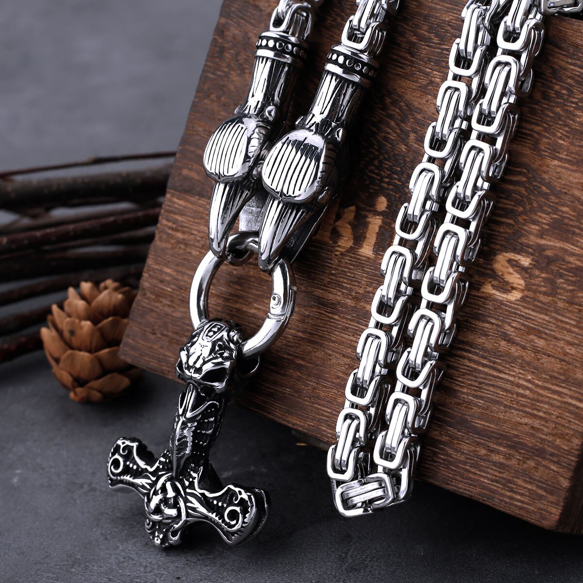 Mjolnir Necklace - Thors Hammer Necklace - Viking Jewelry – Relentless  Rebels