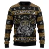 Viking Sweater Fa-la-la-Valhalla Viking Ship Viking Christmas Sweater