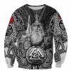 Viking Sweater Vegvisir Odin Christmas Sweater, Viking ugly Christmas Sweater