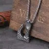 Viking Necklaces Viking Axe Necklace Pendant Valknut