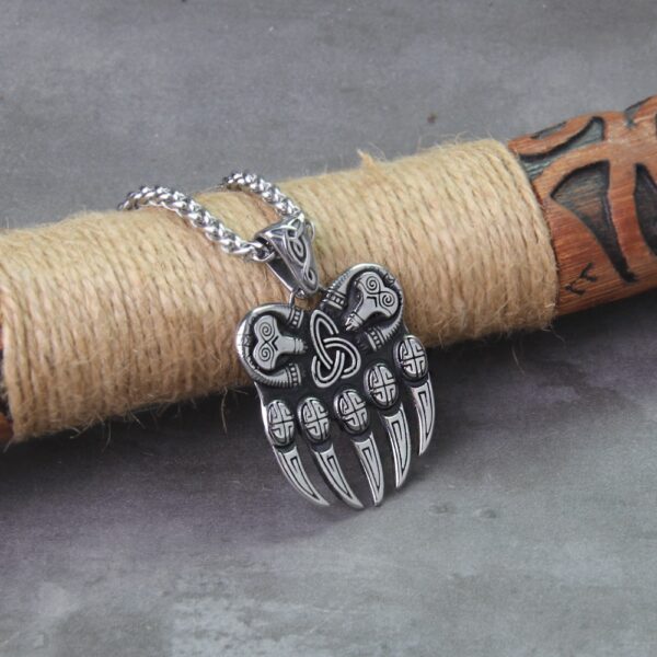 Viking Necklaces Viking Bear Paw