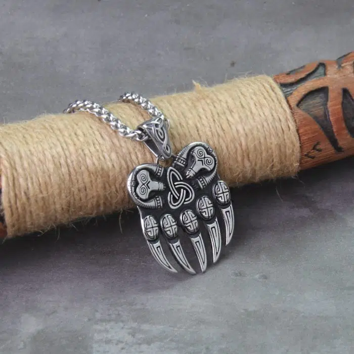 Viking Necklaces Viking Bear Paw