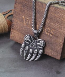 Viking Necklaces Viking Bear Paw