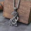 Viking Necklaces Viking Dragon with Viking Rune