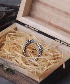 Viking Ring Two Entwined Ravens Ring Norse Mythology