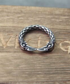 Viking Ring Two Entwined Ravens Ring Norse Mythology