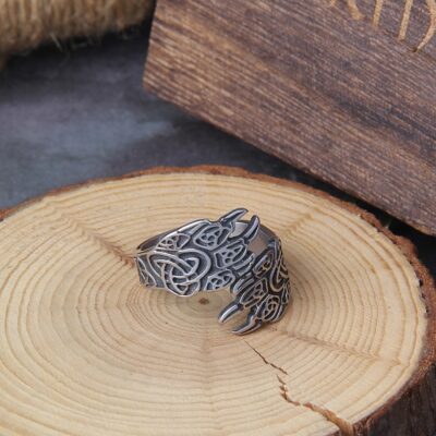 Viking Ring Viking Bear Clasp Odin Scandinavian