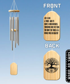 Viking Wind Chime Life Is Like A Three And Its Root Is Consciousness