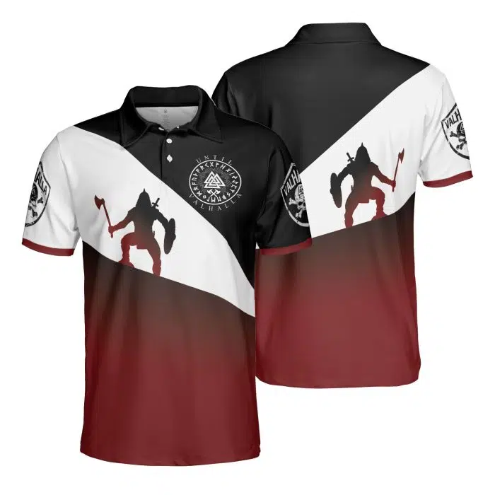 Viking Polo Shirt Viking Warriors Until Valhalla