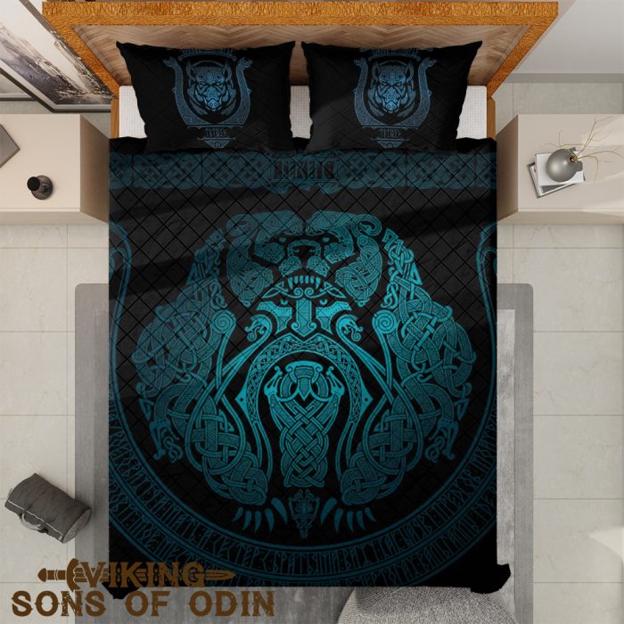Viking Bedding Set Odin Bear