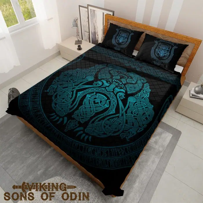 Viking Bedding Set Odin Bear