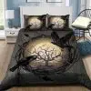 Viking Bedding Set Viking Raven Moon Tree Of Life