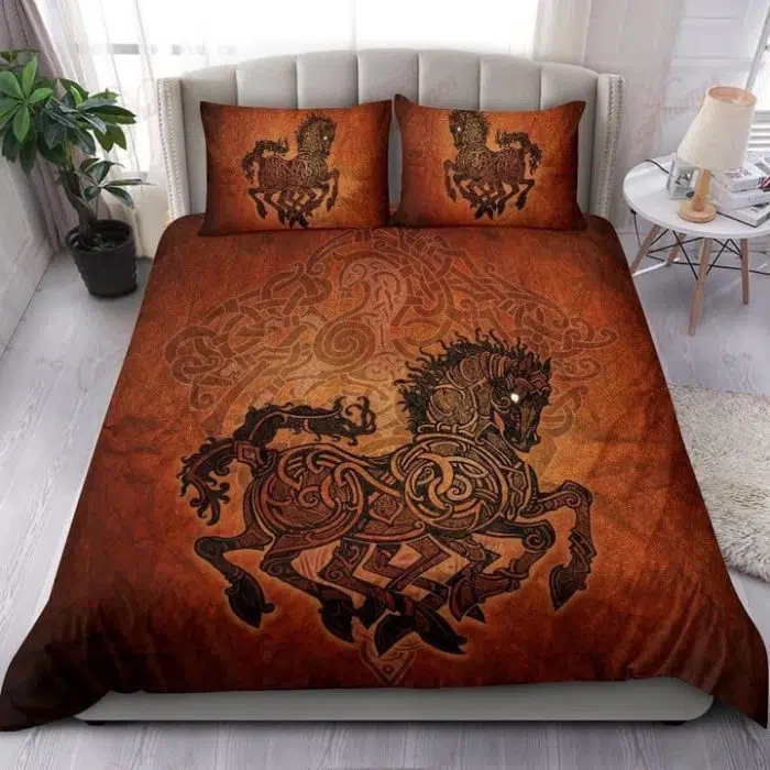 Viking Bedding Set Viking Sleipnir Odin