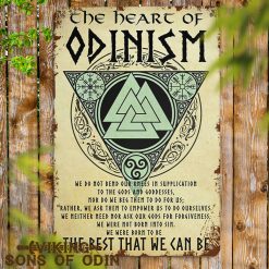 Viking Metal Sign Warrior Motivational Quotes The Heart Of Odinism