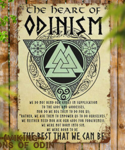 Viking Metal Sign Warrior Motivational Quotes The Heart Of Odinism
