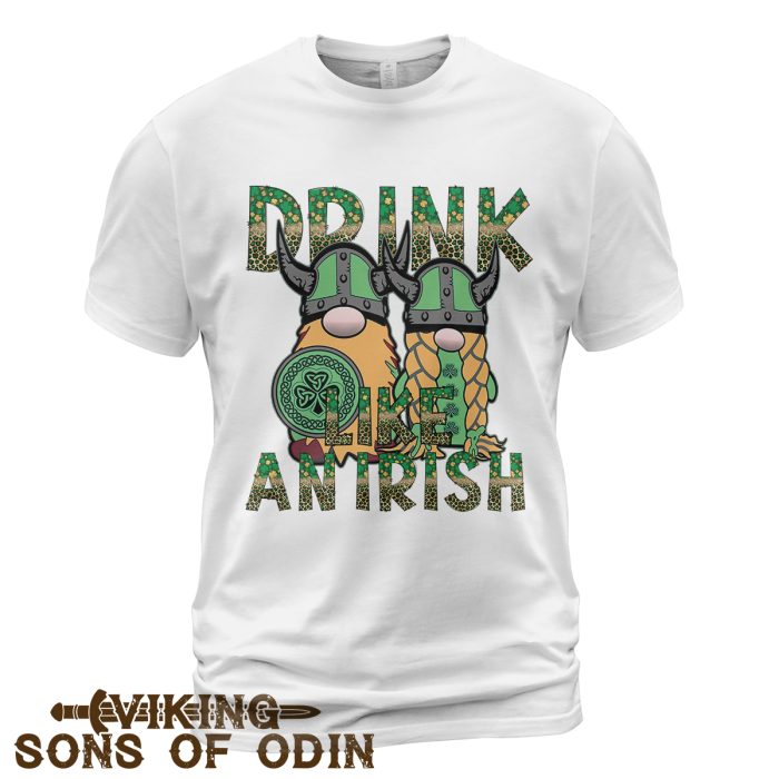 Viking Shirt Drink Like An Irish Viking St. Patrick's Day