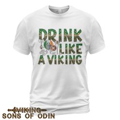 Viking Shirt Drink Like An Irish Viking St. Patrick's Day
