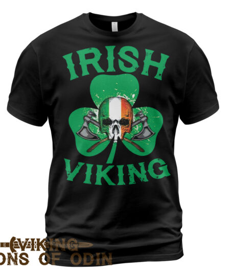 Viking Shirt Irish Viking St. Patrick's Day