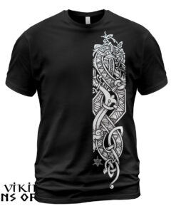 Viking Shirt Jörmungandr Black