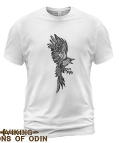 Viking Shirt Raven Rune