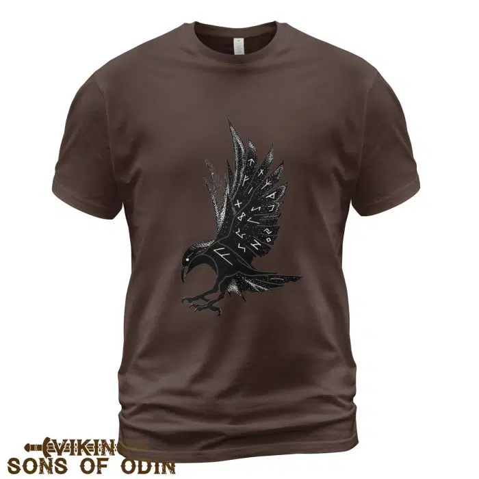 Viking Shirt Raven Rune