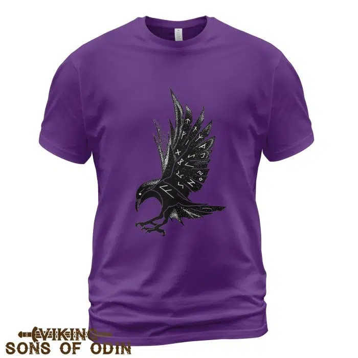 Viking Shirt Raven Rune