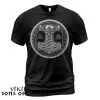 Viking Shirt Thor Hammer Mjolnir Valknut Rune Norse Blue