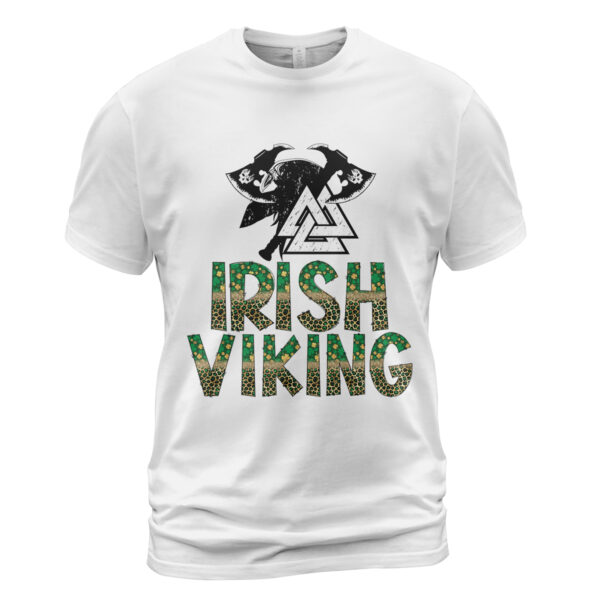 Viking Shirt Viking Irish Raven St. Patrick's Day