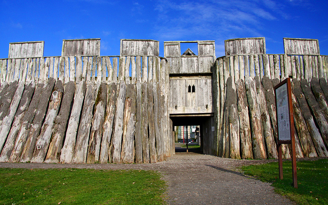 Viking round fortress aka trelleborg.