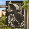 Viking Metal Sign Raven 2