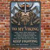 Viking Metal Sign To My Viking