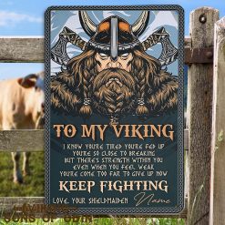 Viking Metal Sign To My Viking