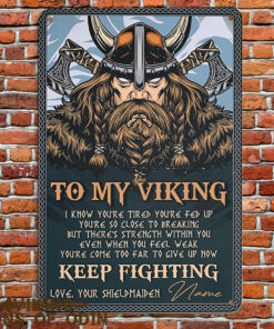 Viking Metal Sign To My Viking